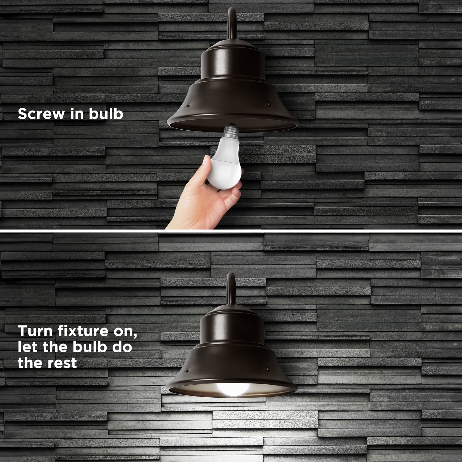 8.8W (60W Replacement) Daylight (5000K) A19 Dusk to Dawn Outdoor LED Light Bulb