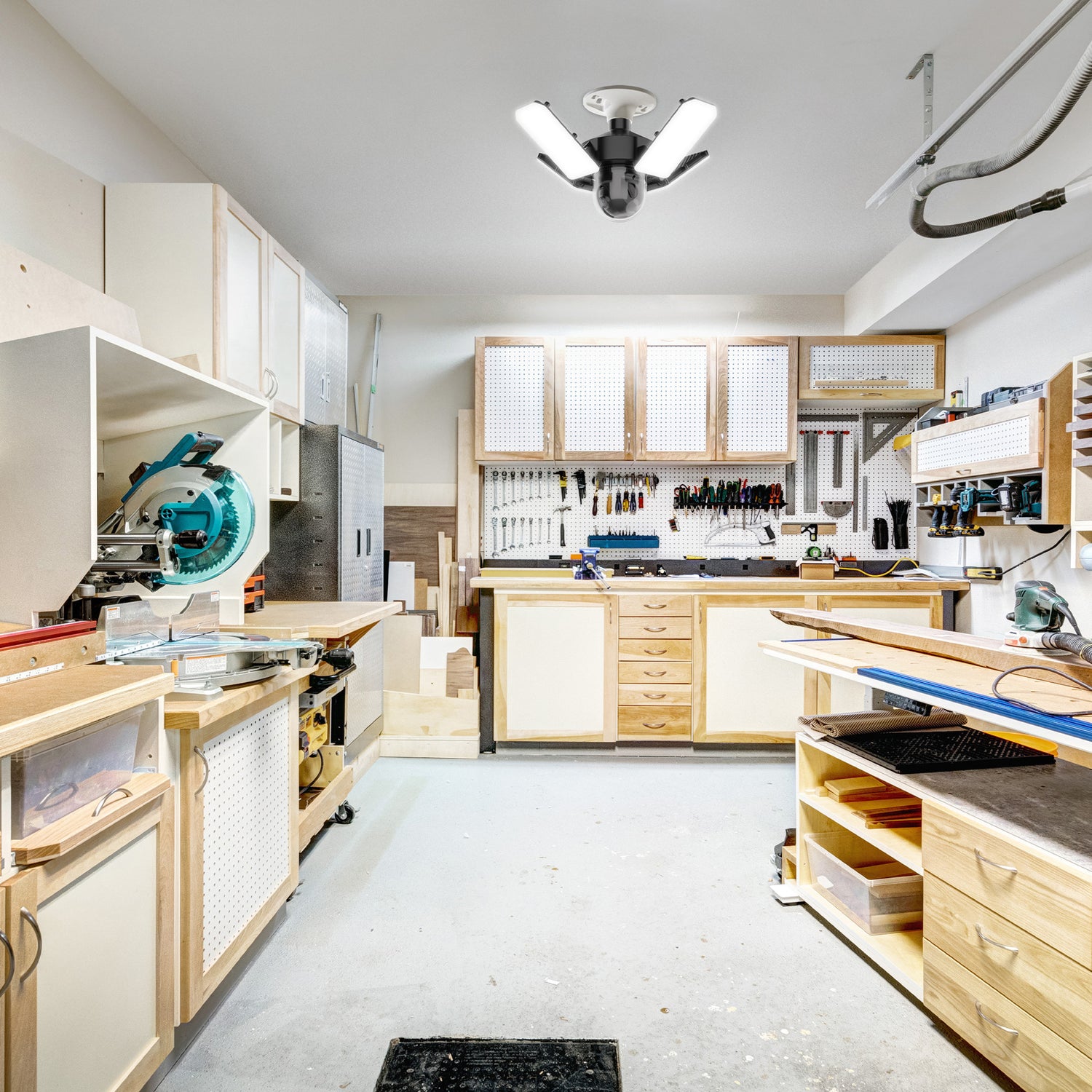 Smart Adjustable Panel Light With Camera