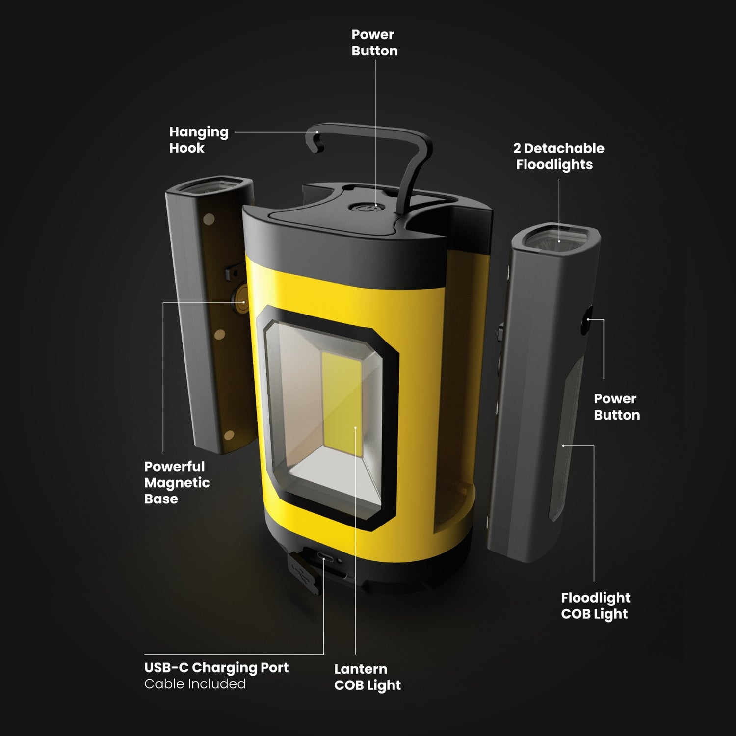 1000 Lumens Portable LED Lantern