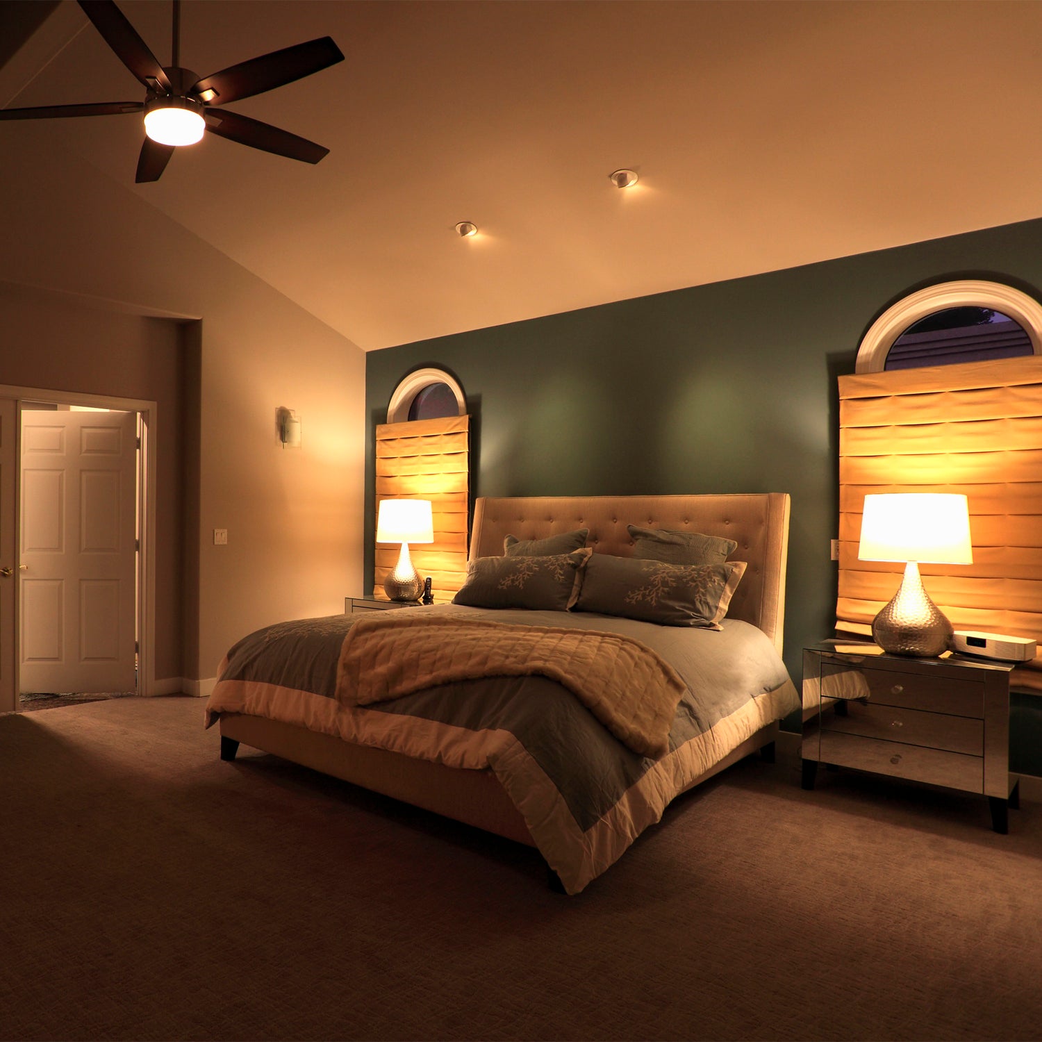 8.8W (60W Replacement) Bright White (3000K) A19 Omnidirectional General Purpose LED (4-Pack)