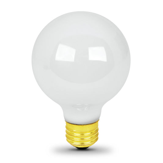 25W Soft White (2700K) E26 Base G25 Globe Shape Incandescent Bulb