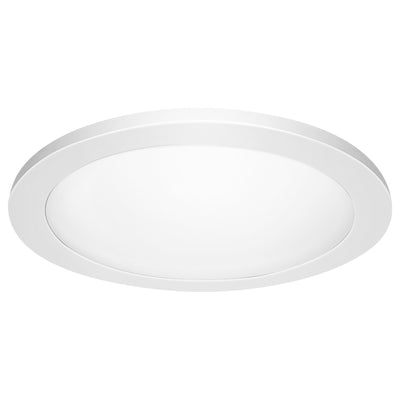 15 in. 22.5W (32W Replacement) Selectable White (5CCT) White Round Flat Panel Ceiling Downlight with Switch Mode