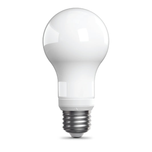 16W (100W Replacement) Twist to Select E26 Base A19 Frost Glass LED Bulb (2-Pack)