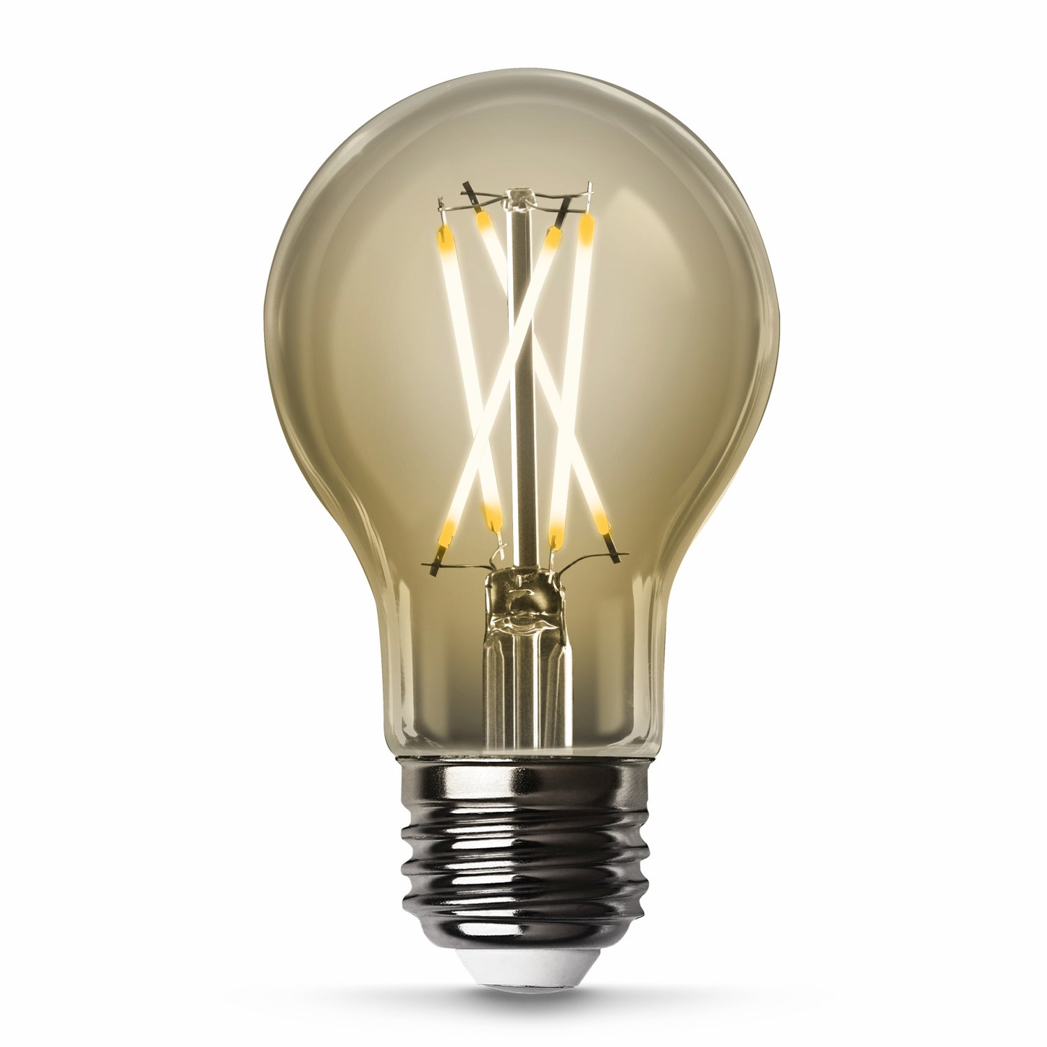 15W (100W Replacement) Bright White (3000K) A19 (E26 Base) Clear Enhance Filament LED (2-Pack)