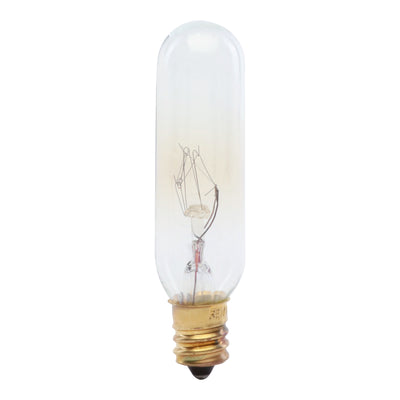 15W Soft White T6 (E12 Base) Dimmable Incandescent Light Bulb
