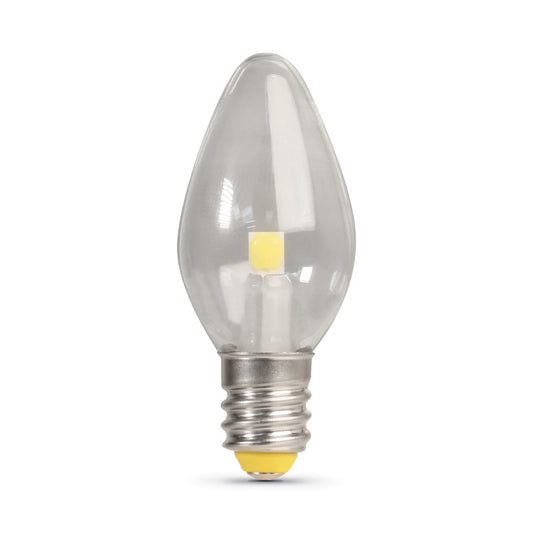 0.35W (4W Replacement) Soft White (2700K) E12 Base C7 Special Use LED Light Bulb (4-Pack)