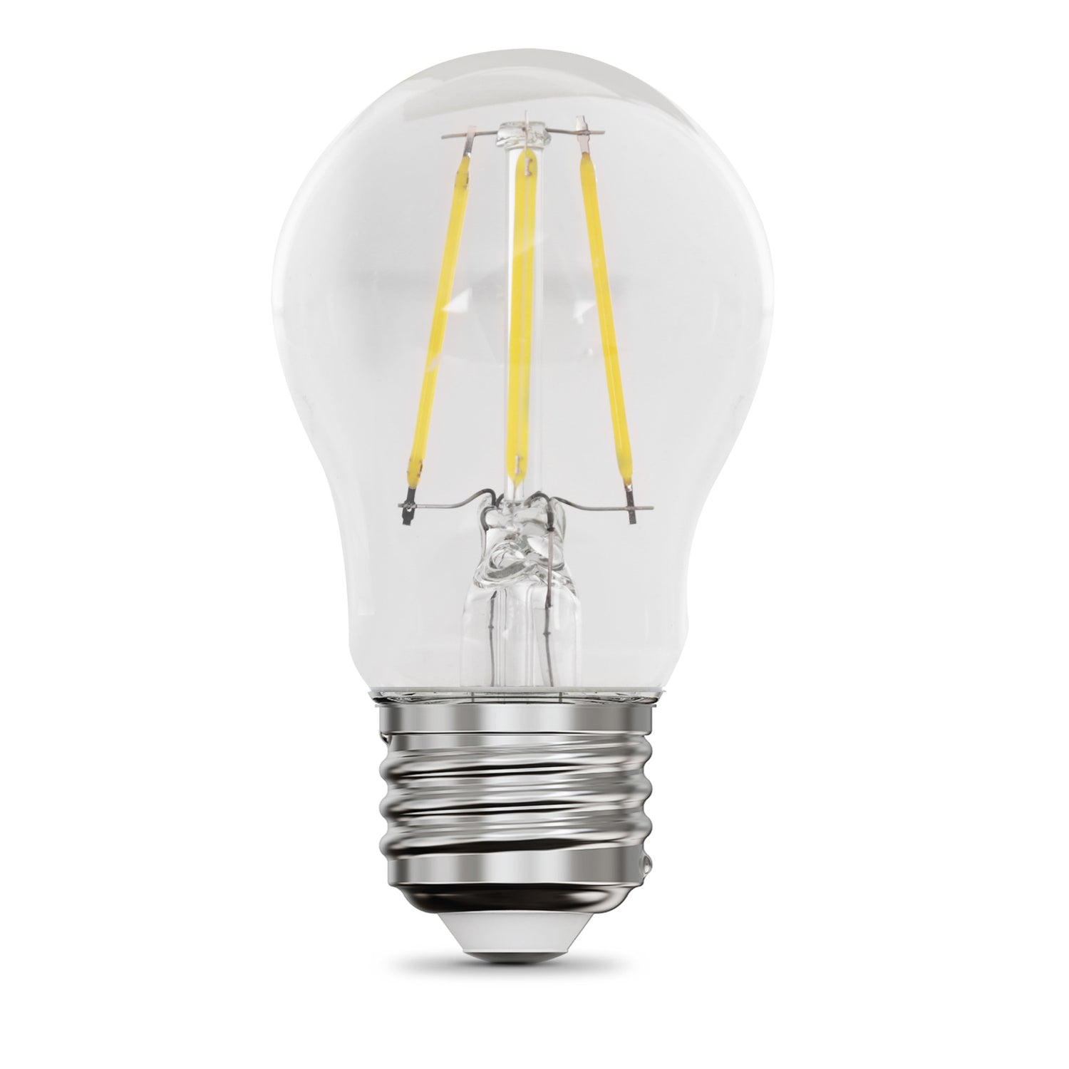 4.5W (40W Replacement) Daylight (5000K) E26 Base A15 Dimmable Glass Filament LED Bulb (2-Pack)