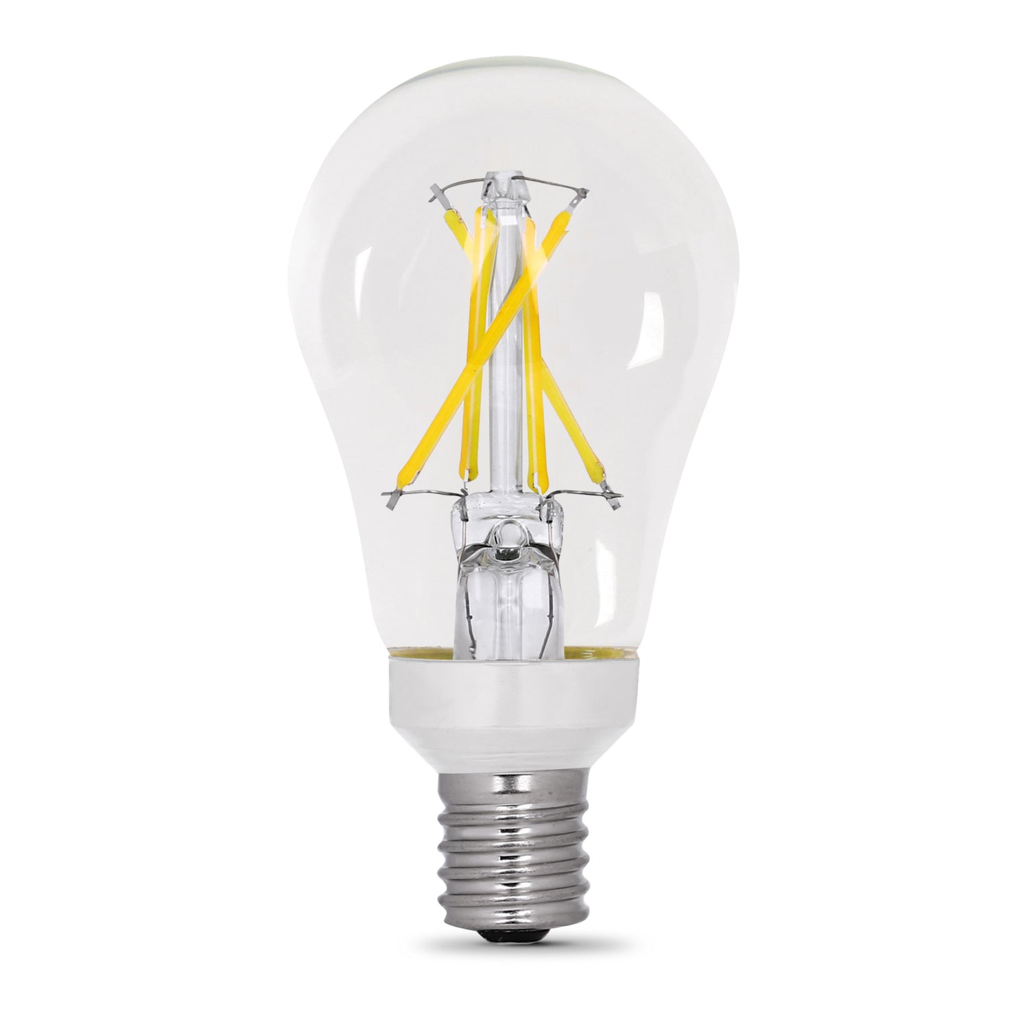 8.3W (60W Replacement) Soft White (2700K) E17 Base A15 Filament LED (2-Pack)