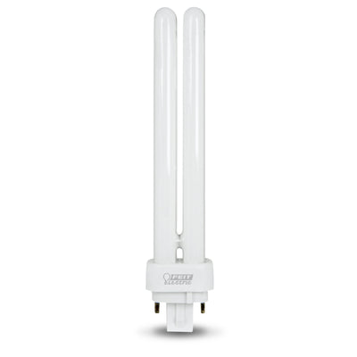 26W Neutral White (3500K) PL Double Twin Tube G24Q-3 Base Compact Fluorescent Bulb