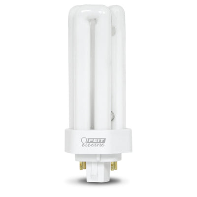 18W Soft White (2700K) PLT GX24Q-2 Base Non-Dimmable Triple Twin Tube Compact Fluorescent Light Bulb