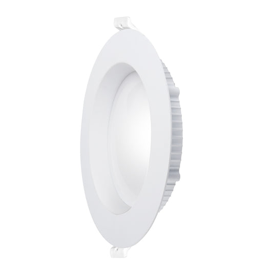 6 in. 13W (65W Replacement) Adjustable White (5CCT) Canless LED Recessed Lights (4-Pack)