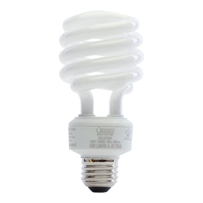 23W (100W Replacement) Soft White (2700K) A19 General Purpose CFL Light Bulb (4-Pack)