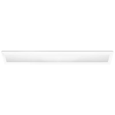 0.5 ft. x 4 ft. 25W Selectable White Dimmable Integrated LED Edge-Lit Flat Panel Flush Mount Light with Switch Mode, White