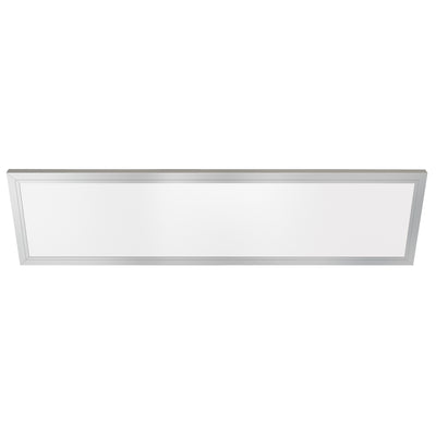 1 ft. x 4 ft. 50W (80W Replacement) Color Selectable (5CCT) Dimmable Nickel Flat Panel LED Light Fixture with Switch Mode