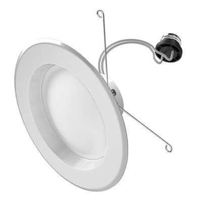5/6 in. 75W Replacement Adjustable White Dimmable LED Recessed Downlight with Switch Mode (6-Pack)
