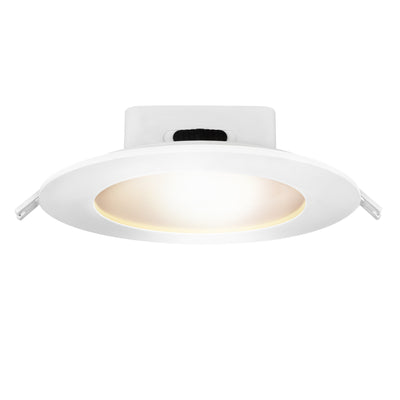 5-6 in. 9.7W (75W Replacement) Adjustable White Canless Recessed Downlight with Switch Mode