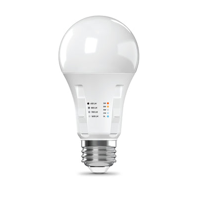 All-in-One Adjustable Brightness Adjustable White LED Light Bulb (4-Pack)