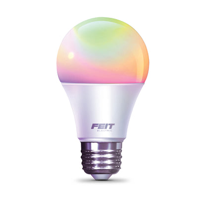 9W (60W Replacement) Color Changing RGBW A19 Alexa Google Smart Wi-Fi Bulb