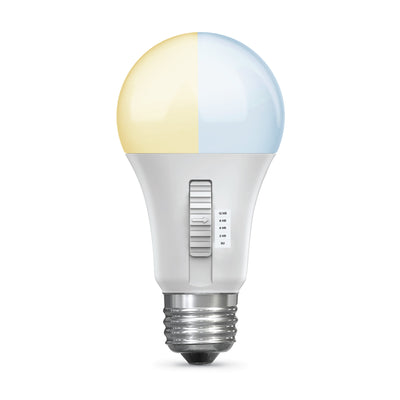 8.8W (60W Replacement) Adjustable White A19 Timer LED Bulb