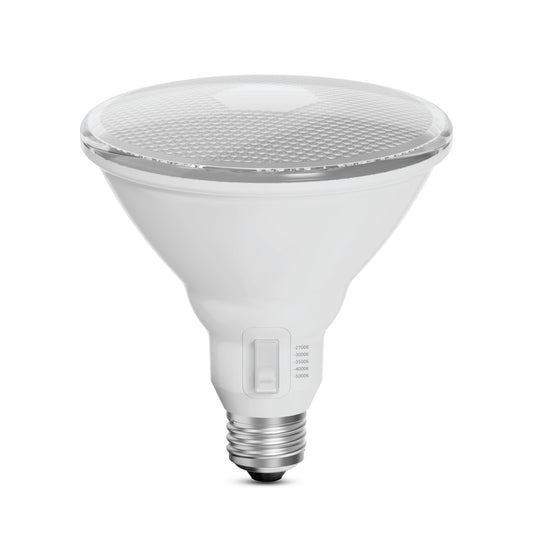 11.6W (100W Replacement) Adjustable White E26 Base PAR38 Motion LED Bulb