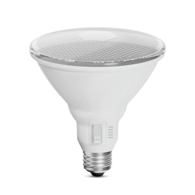 11.6W (100W Replacement) Adjustable White E26 Base PAR38 Motion LED Bulb