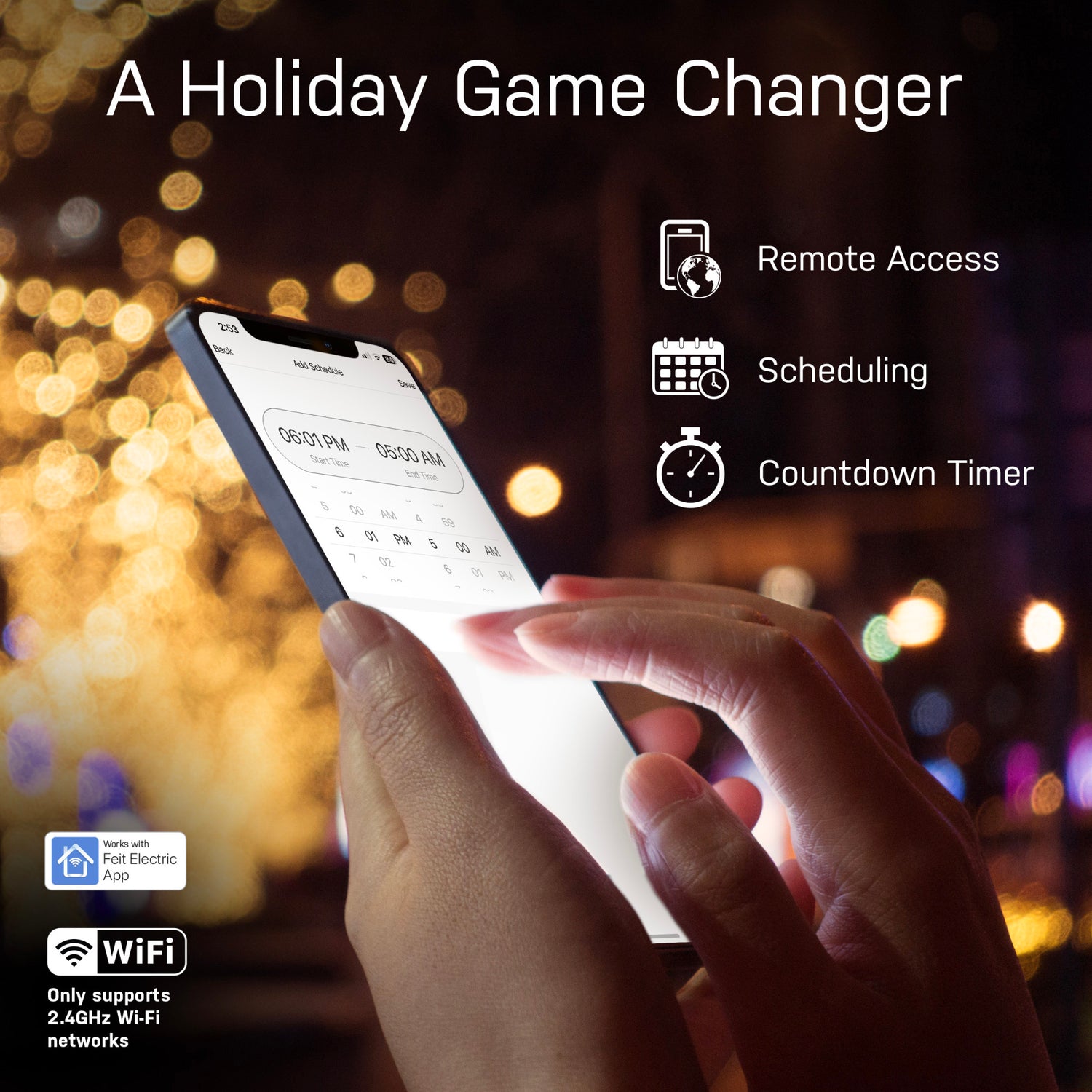 Dual Outlet Outdoor Wi-Fi Smart Plug