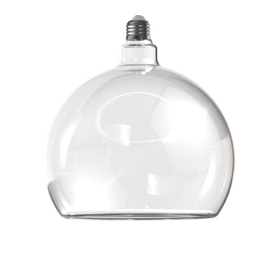 5.5W (60W Replacement) Clear Globe E26 Dimmable White Filament LED Bulb, Selectable White