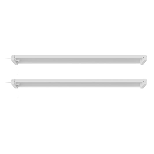 5,000 Lumen Cool White LED Shop Light with Motion Detection (2-Pack)