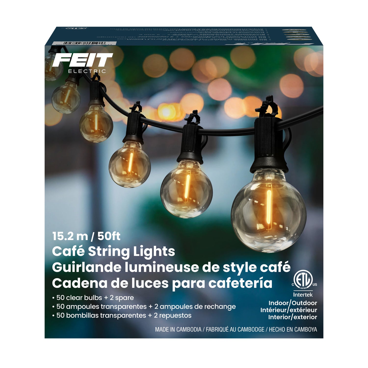 50 ft. Cafe String Lights