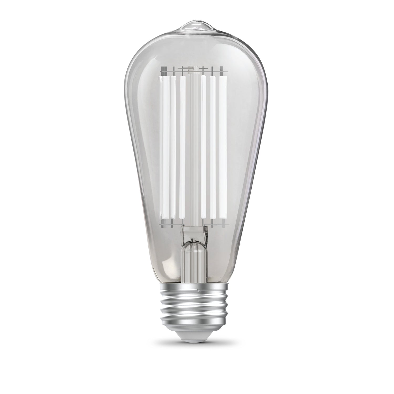 8.8W (60W Replacement) Daylight (5000K) ST19 Shape (E26 Base) LED Exposed White Filament Bulb (4-Pack)
