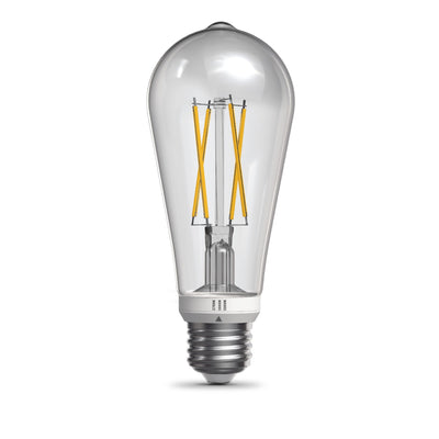 8.8W (60W Replacement) Twist & Select ST19 E26 Dimmable Edison LED Bulb (4-Pack)