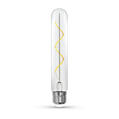 4.5W (40W Replacement) T10 E26 Dimmable Spiral Filament Clear Glass Vintage Edison LED Light Bulb, Soft White