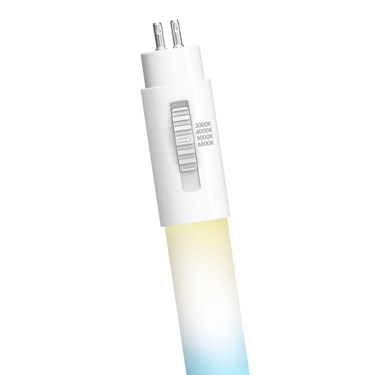 12 in. 6W Adjustable White G5 Base (T5 Replacement) Ballast Bypass (Type B) LED Linear Tube