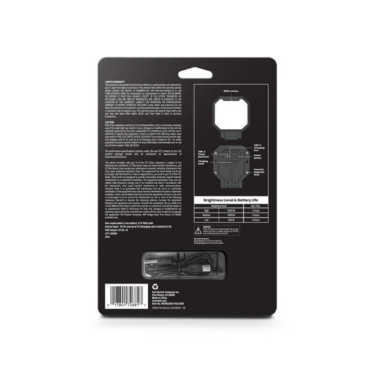 2000 Lumens Rechargeable Portable LED Work Light