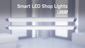 Feit Electric 4 ft. White Motion Sensor 25-WH Rechargeable 1000-Lumen LED Shop Light, 4000K Cool White (4-Pack)