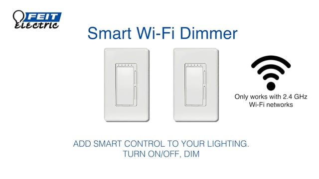 Feit Electric Wi-Fi Smart Dimmer, 3-pack