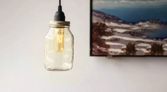 Mason Jar turning into your home pendant Lighting 