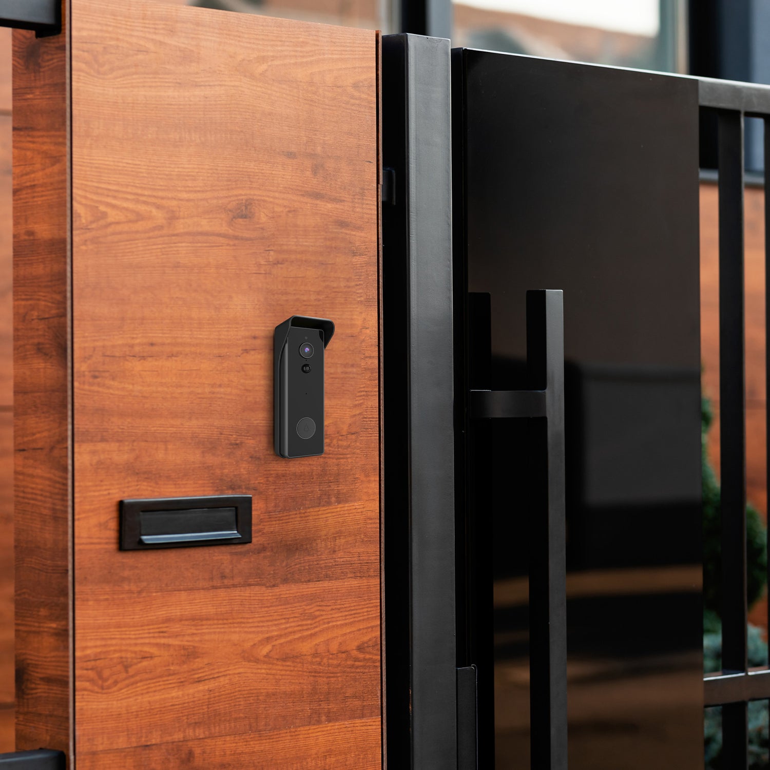 Wired or Battery-Powered Smart Wi-Fi Video Doorbell Camera with Motion Detection and Two-Way Audio