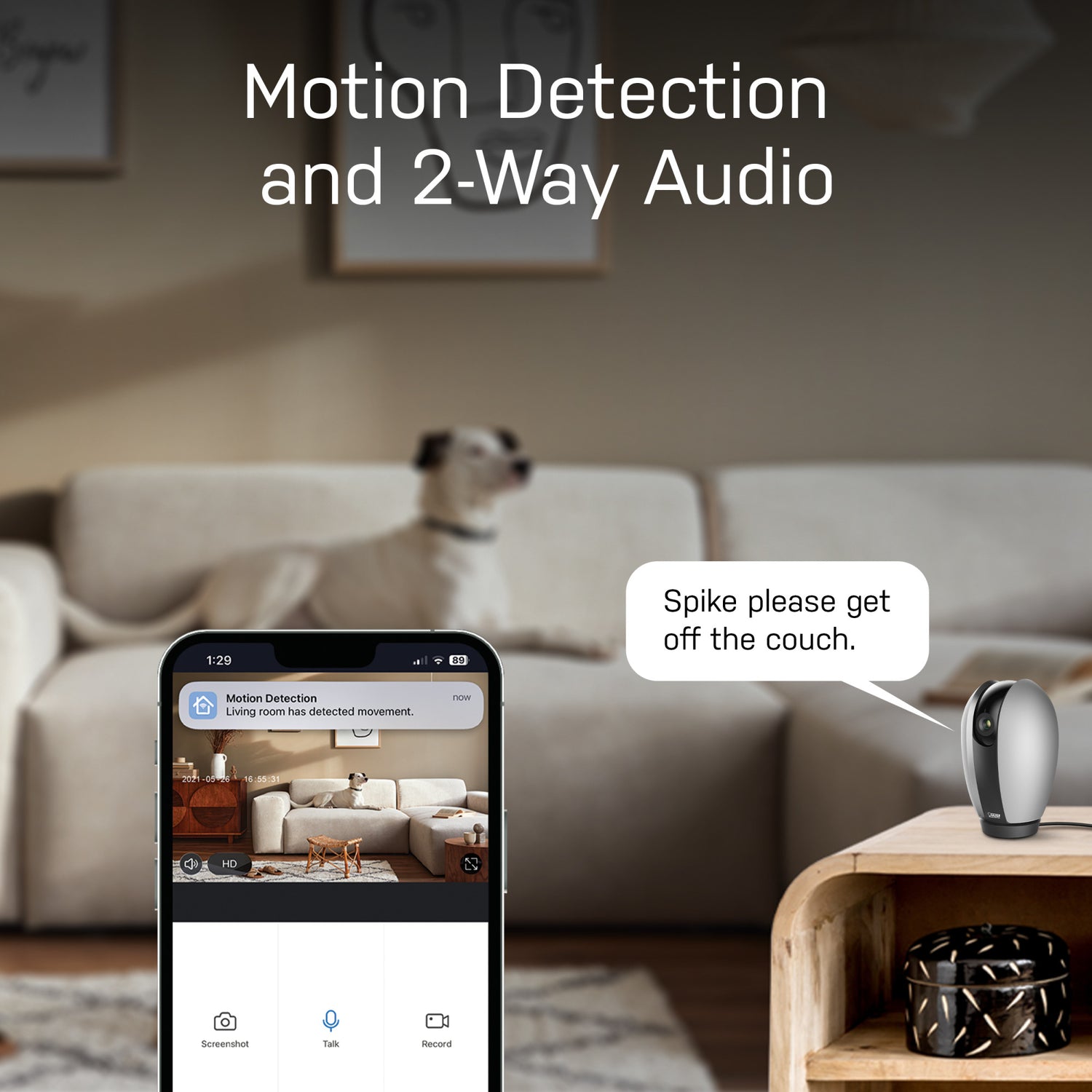 Indoor Pan/Tilt Smart Wi-Fi Camera