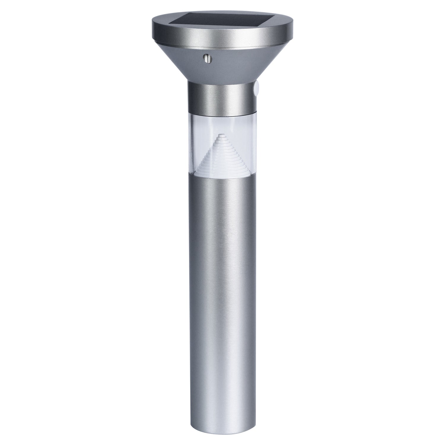 12 in. OneSync Landscape Nickel Solar Bollard Light