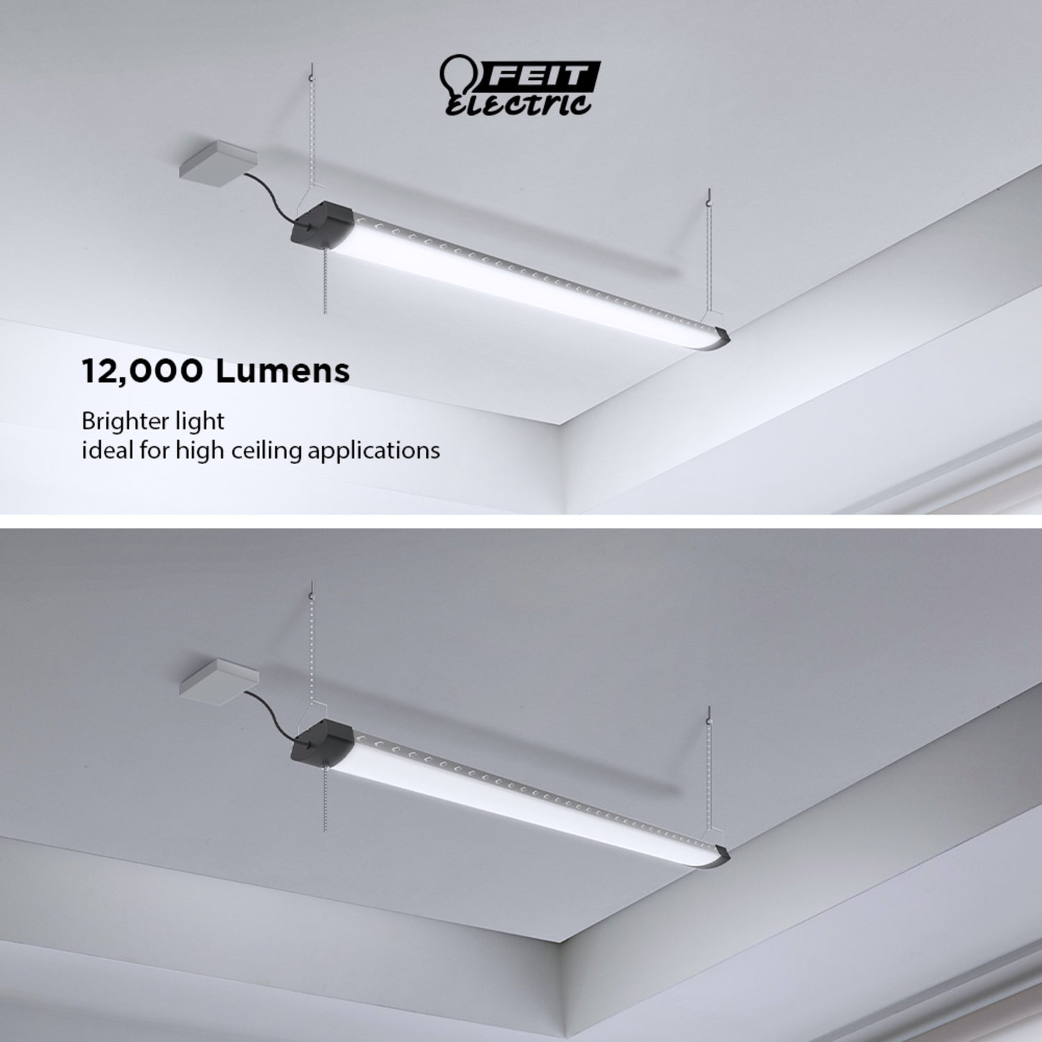 4 ft. 120W Daylight (5000K) High Output LED Shop Light