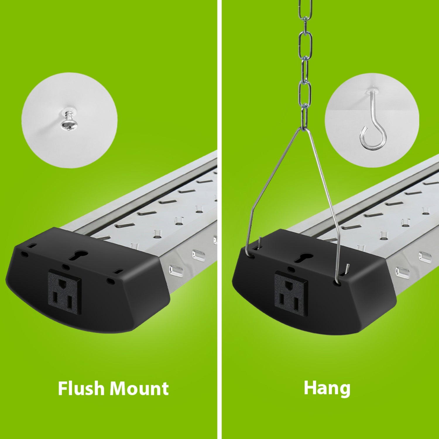 4 ft. 120W Daylight (5000K) High Output LED Shop Light