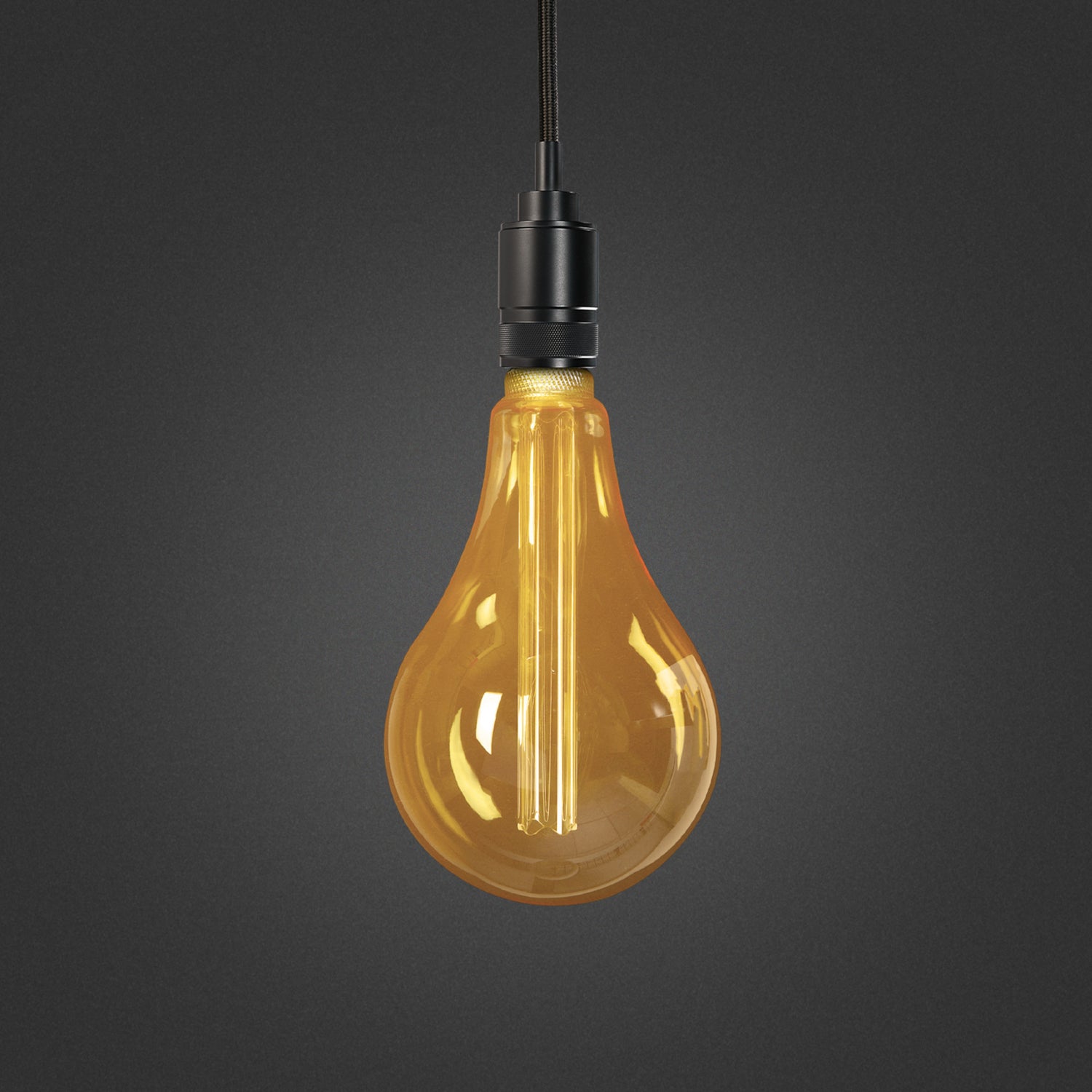 3.5W (60W Replacement) Warm Light (2100K) E26 Base PS50 Big Bulb Acrylic Filament LED