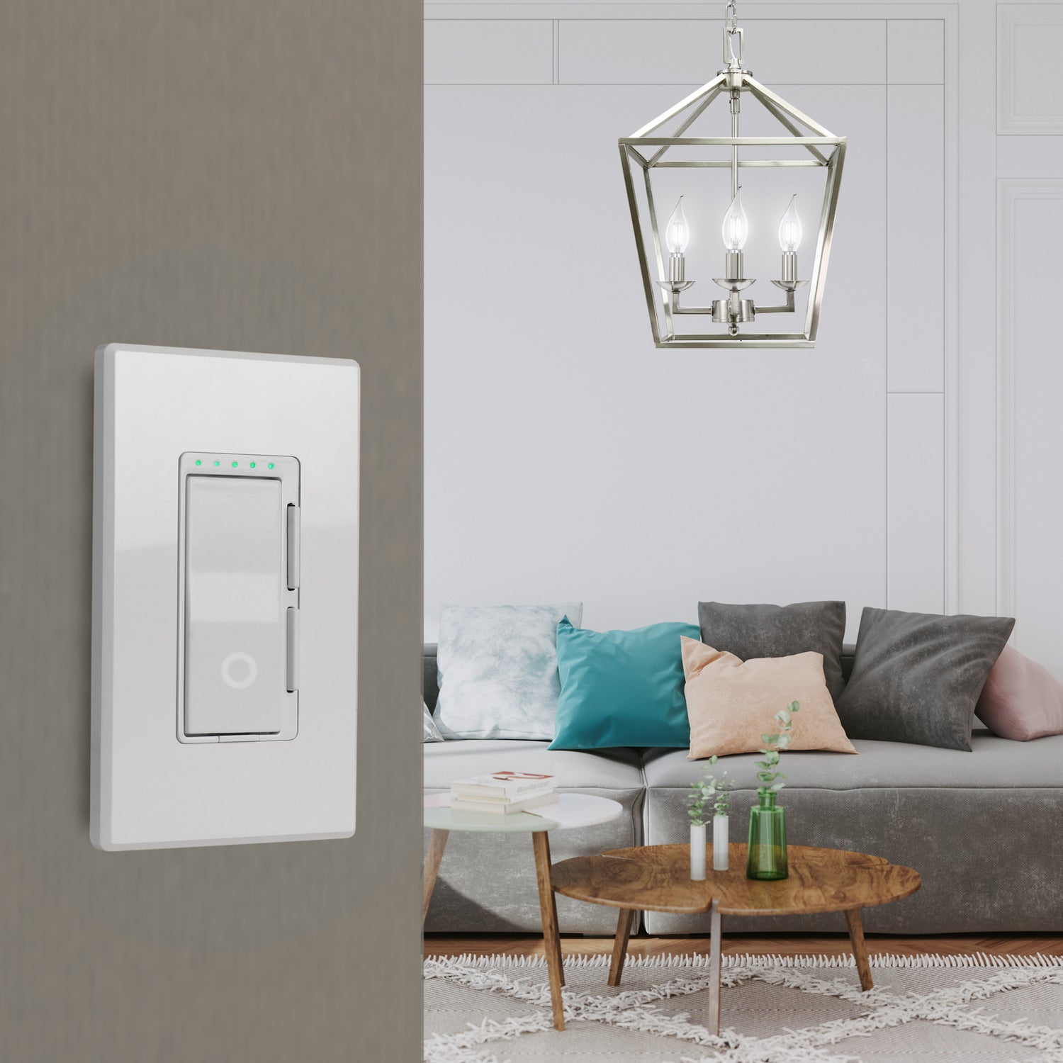 2.2W (25W Replacement) True White (3500K) E12 Base BA10 Flame Tip White Filament LED Bulb (3-Pack)