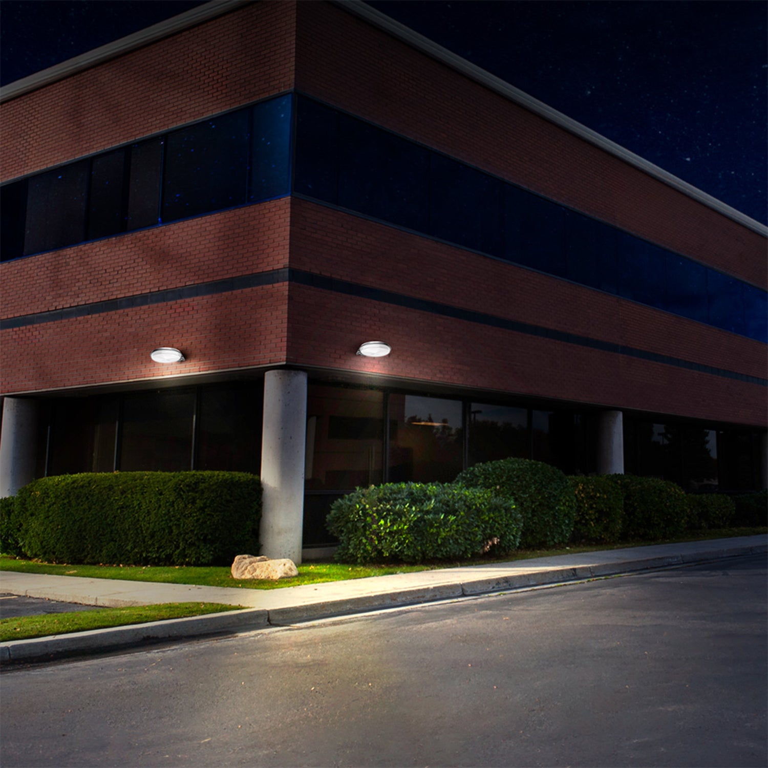 9000 Lumen Adjustable White Dusk to Dawn Silver Area Light