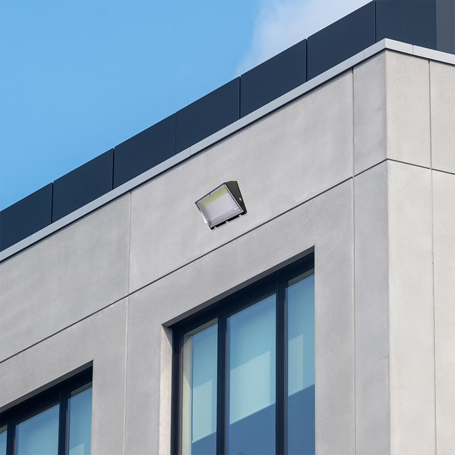 7000 Lumen 4000K Dusk to Dawn LED Wall Pack Light (2-Pack)