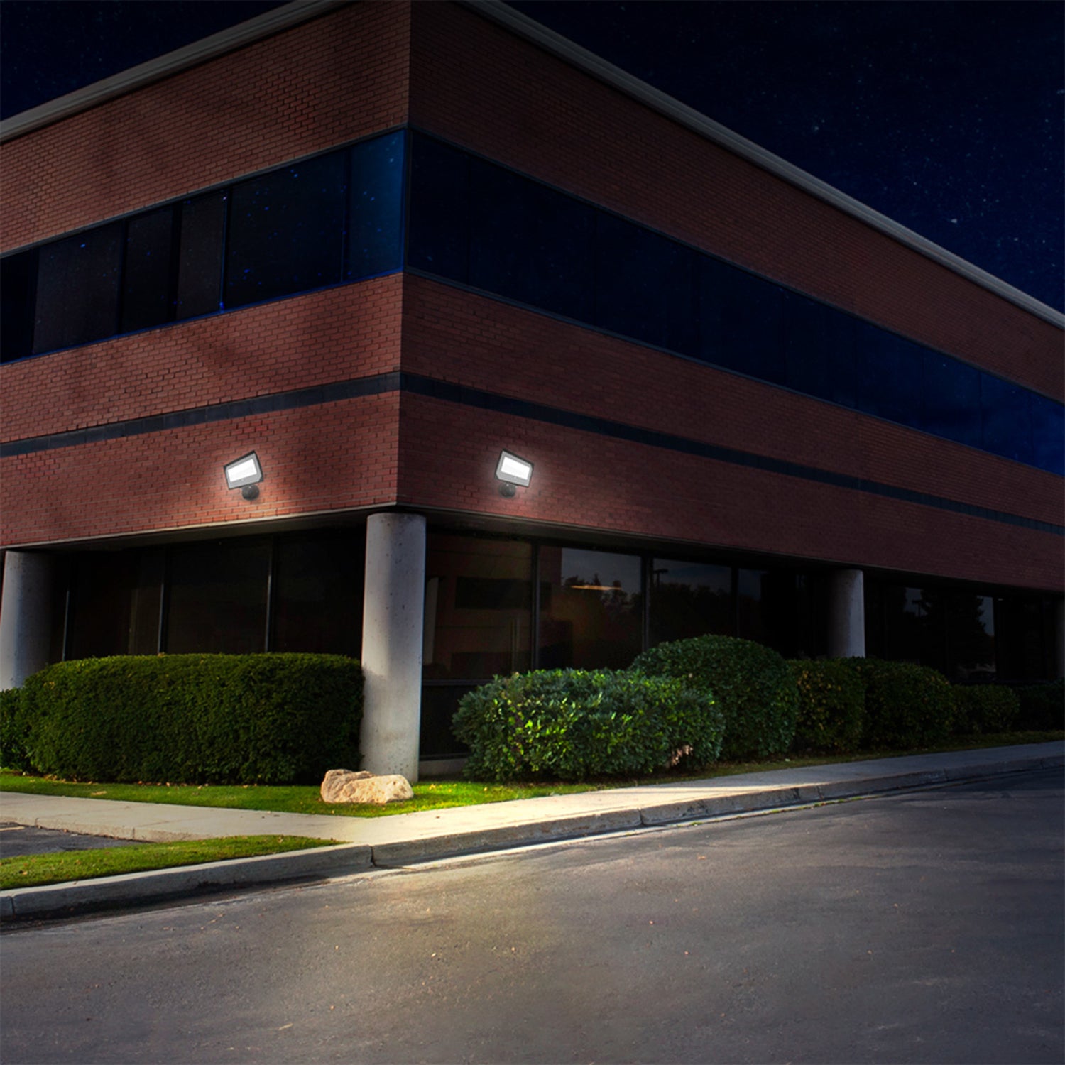 9400 Lumen 4000K Dusk to Dawn LED Flood Light (2-Pack)