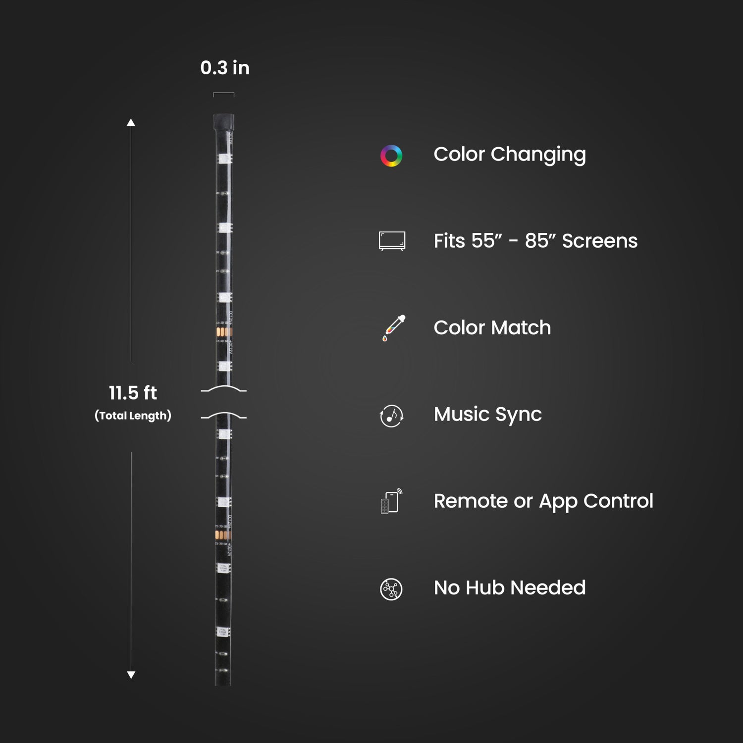 TV Backlight with Color Sensor