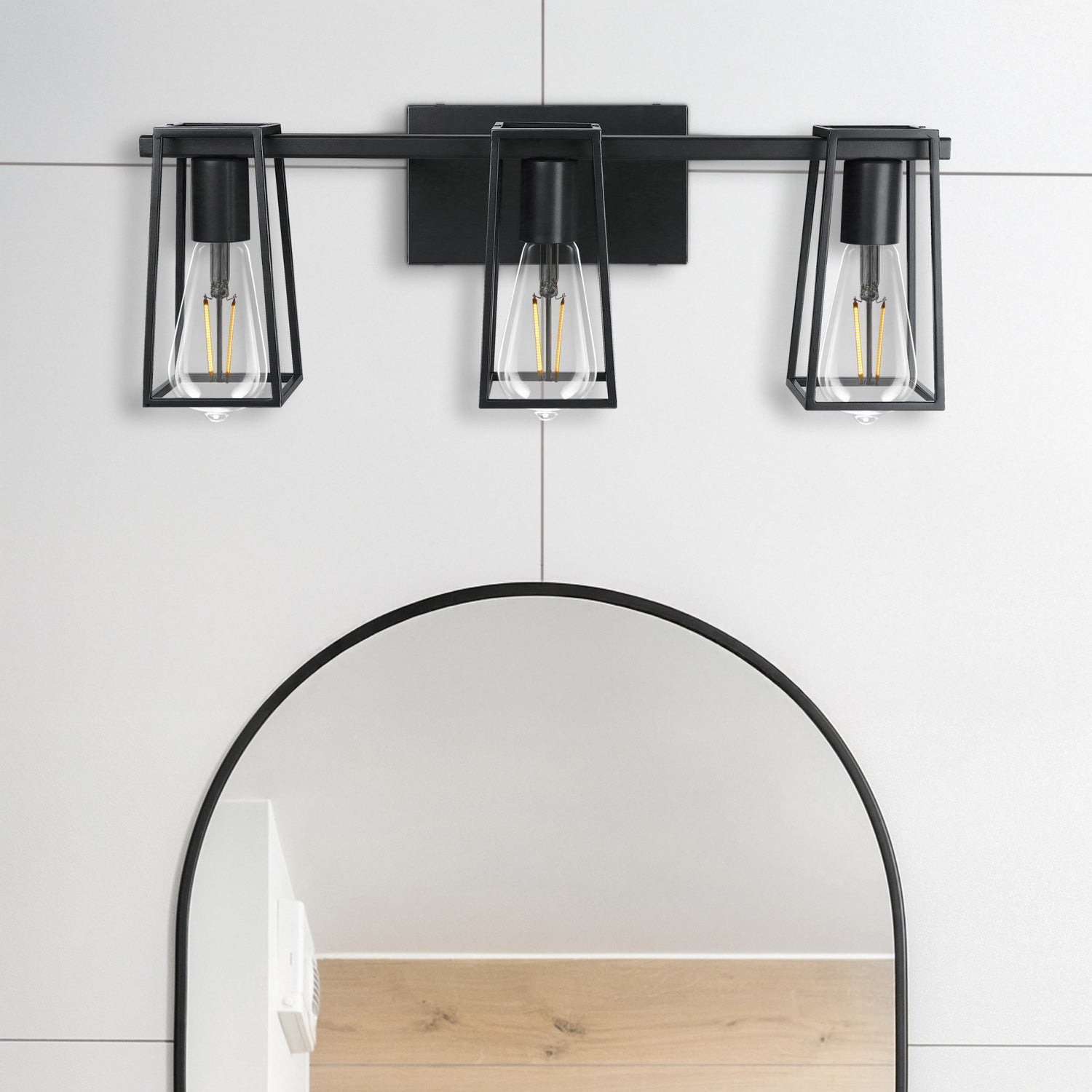 3-Light LED Vanity with Bulbs, Soft White