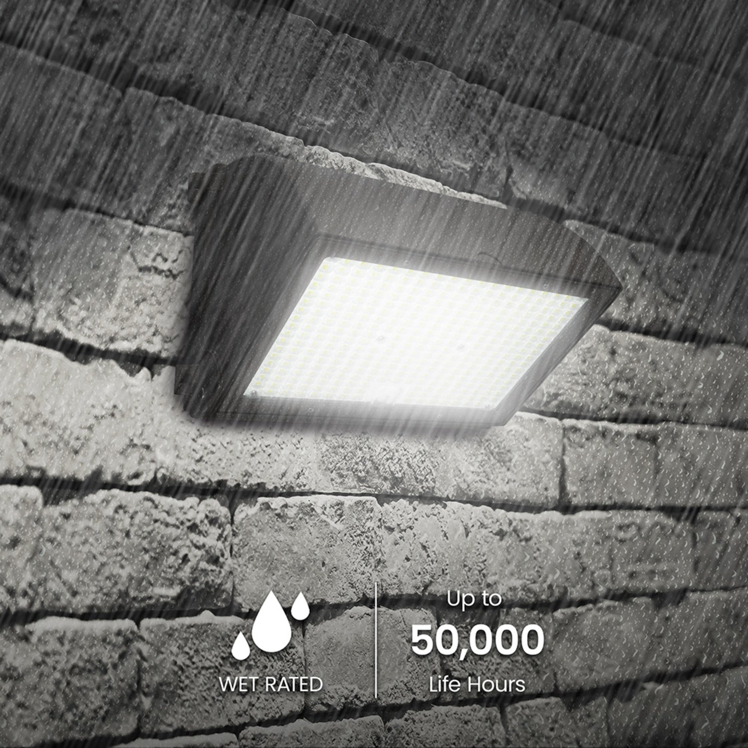 18,000 Max Selectable Lumen 3CCT Adjustable White Beam Angle Adjustable Bronze Wall Pack Light